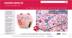 Desktop Screenshot of maneki-neko.fr